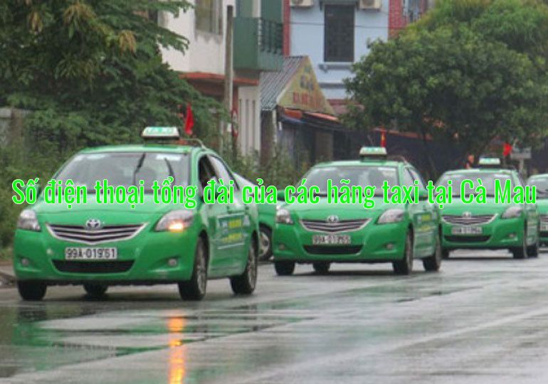 Số điện thoại tổng đài của các hãng taxi tại Cà Mau