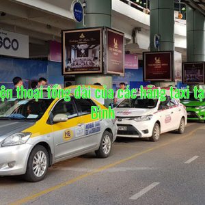 Số điện thoại tổng đài của các hãng taxi tại Thái Bình